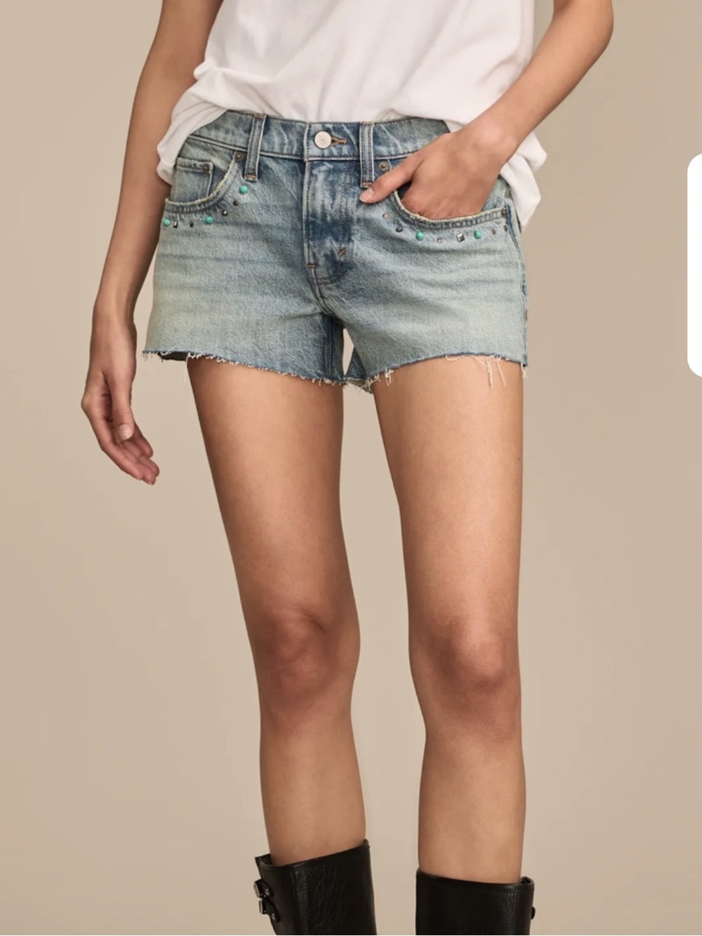 NWT Gold Rush Legend Mid Rise Festival Short in Tell Me 'Bout It Stud size 4/27